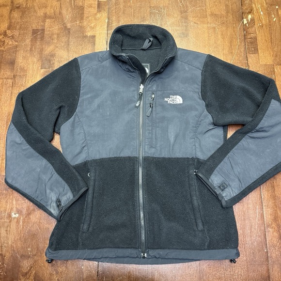 The North Face Jackets & Blazers - The North Face Women's Black Fleece Jacket Full Zip Logo Size Denali Medium